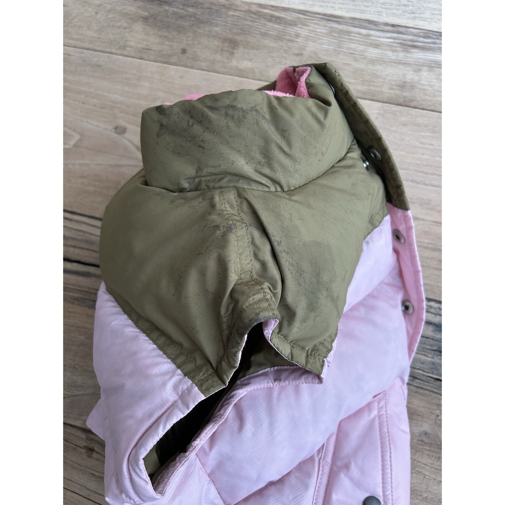 Patagonia Puffer Vest Girls Size XS Brown/Pink - Picture 4 of 11